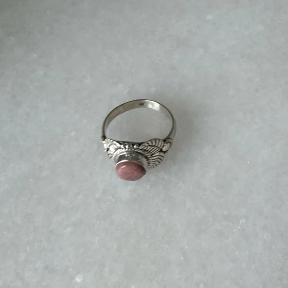 NWOT Sundance In the Tropics Ring, Guava Quartz, Sterling Silver